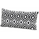 Coussin d’extérieur Fermob Color pinamar noir 30x60 cm – coussin de jardin résistant UV et déperlant