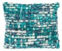 Coussin  mix bleu 40x40 cm - J-LINE