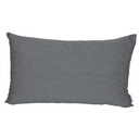 Coussin de dossier STERN Holly 75x46x30 cm Gris Fer – coussin extérieur ergonomique pour banc et transat de jardin