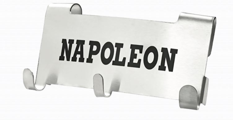[NAPOLEON-55100] Crochets à Ustensiles Napoleon 55100 – Support BBQ pour Barbecue Charbon, Rangement Pratique jusqu’à 3 Accessoires