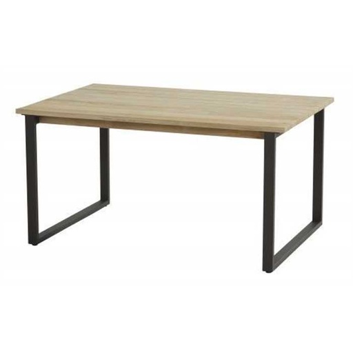Table de jardin en teck 140x90x72 cm CRUZ - TASTE