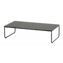 Table basse de jardin structure en aluminium anthracite 110 x 60 cm H.30cm - DALI - 4 seasons, 213548
