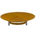 Barbecue au charbon en corten - modèle 9400 - diamètre. 70 cm - 2.5 cm d'épaisseur - Dancook