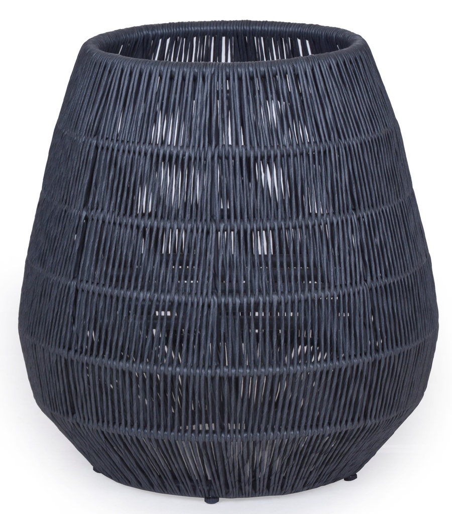 Pot de fleurs Lorenzo High anthracite – Jardinière extérieure design 60x60x62 cm Taste by 4 Seasons