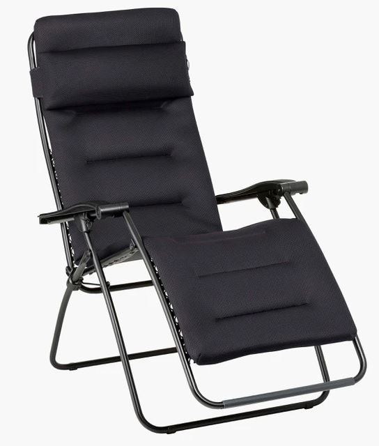 Fauteuil Lafuma Futura Air Comfort LFM2038-6135 Acier – relax zéro gravité pliant pour jardin et terrasse