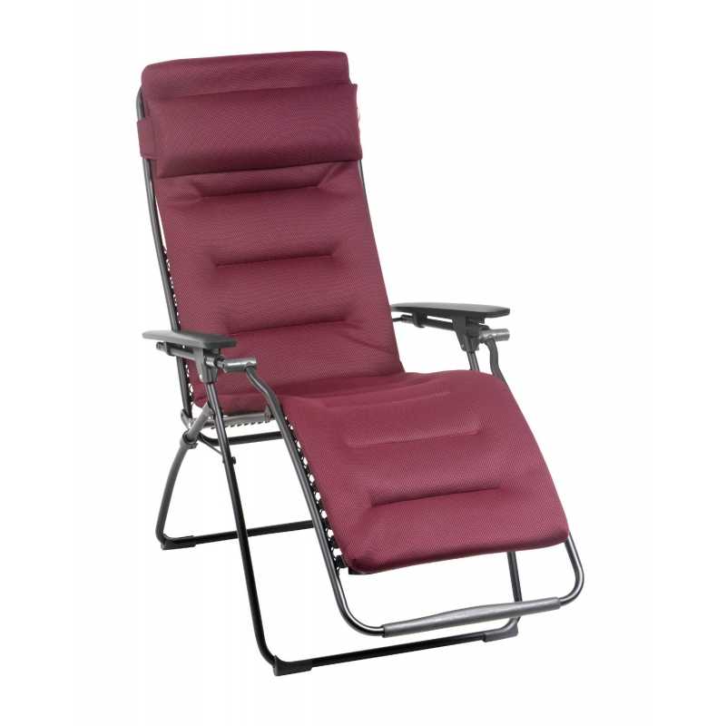 [LAFUMA 2038-31861] Fauteuil Lafuma Futura Air Comfort Bordeaux LFM2038-31861 – relax zéro gravité pliant pour jardin et terrasse