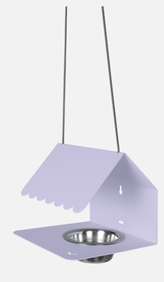 Mangeoire à oiseaux PICOTI Fermob – Mangeoire design extérieure en acier