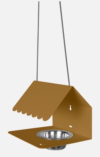 Mangeoire à oiseaux PICOTI Fermob – Mangeoire design extérieure en acier