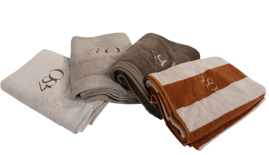 [4SO-70004] Serviette de bain 4 seasons outdoor - couleur "ash" - 180x100 cm, ESSUIS, ASH