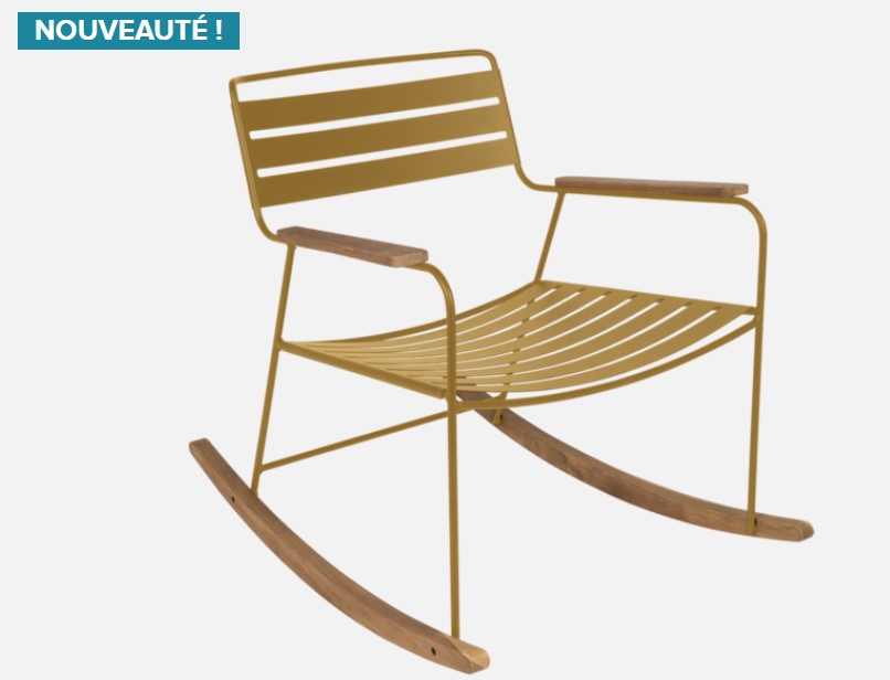 Rocking chair SURPRISING de FERMOB, SURPRISING, ROCKING CHAIR