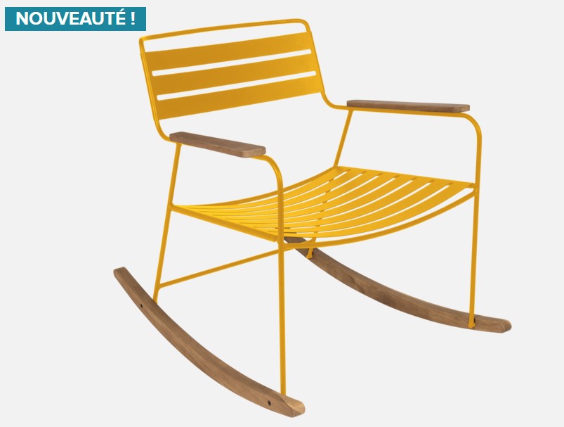 Rocking chair SURPRISING de FERMOB, SURPRISING, ROCKING CHAIR