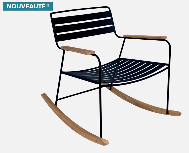 Rocking Chair Surprising de Fermob – Fauteuil à bascule design extérieur