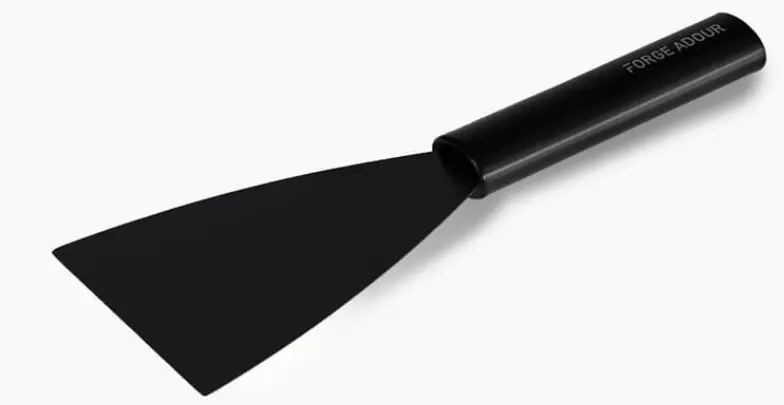 [FA-030516] Grattoir Court Forge Adour Titane pour Plancha – Outil de Nettoyage Plaque de Cuisson