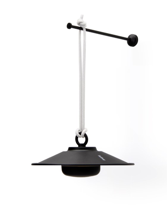Lampe suspension sans fil avec abat-jour CHAP-O ANTHRACITE de FATBOY