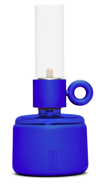 Flamtastique XS - Lampe à huile FATBOY couleur "flash blue", FLAMTASTIQUE