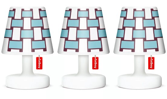 [FATBOY-105124] Mini Cappie Fatboy 106519 Basket weave sky Set de 3 – abat-jour décoratifs pour lampe Edison the Mini