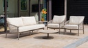 Salon de jardin Allora 4 Seasons Outdoor – aluminium & corde haut de gamme Belgique