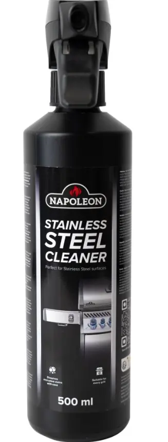 [NAPOLEON 10242] Nettoyant Inox Napoleon 10242 – Spray 500 ml pour Barbecue, Nettoyage et Protection des Surfaces en Acier Inoxydable