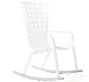 Kit Nardi Folio Rocking Blanc – patins de bascule pour fauteuil Folio extérieur