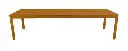RIBAMBELLE XL - Table Extensible en aluminium  149/299x100cm - FERMOB