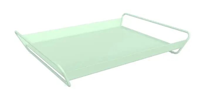 Plateau Fermob Alto 53 x 38,5 cm – Plateau de service design en acier pour intérieur et extérieur
