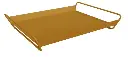 Plateau Fermob Alto 53 x 38,5 cm – Plateau de service design en acier pour intérieur et extérieur