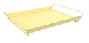 Plateau Fermob Alto 53 x 38,5 cm – Plateau de service design en acier pour intérieur et extérieur
