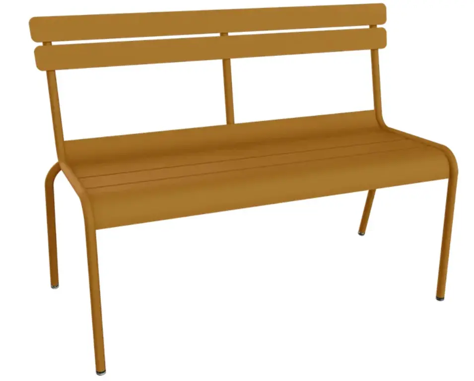LUXEMBOURG Banc de jardin en aluminium à dossier de FERMOB