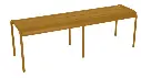 LUXEMBOURG Banc FERMOB en aluminium 3/4 places 