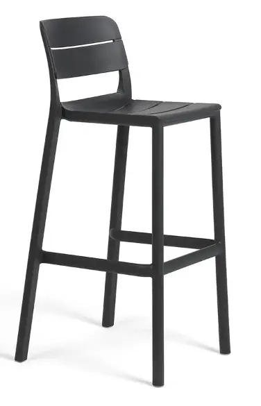 [NARDI-4036202000] Cassia Stool- Tabouret de Nardi outdoor  (Anthracite)