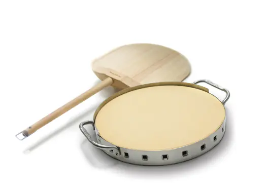 Pierre à Pizza Broil King 69816 avec Pelle – Le Kit Idéal pour des Pizzas Croustillantes au Barbecue