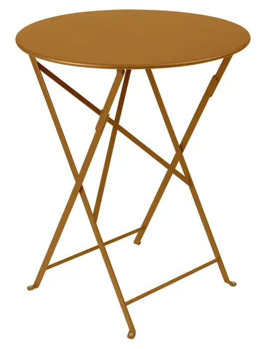 BISTRO table ronde pliante en métal - Diamètre 60 cm - Bistro de FERMOB, TABLE, RONDE, 0245