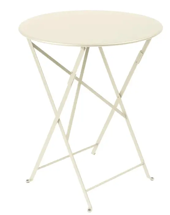 BISTRO table ronde pliante en métal - Diamètre 60 cm - Bistro de FERMOB, TABLE, RONDE, 0245