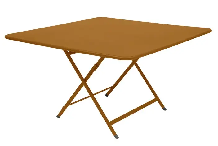 CARACTERE Table en acier pliante - 128 x 128 cm de FERMOB, TABLE 5930