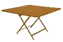 CARACTERE Table en acier pliante - 128 x 128 cm de FERMOB, TABLE 5930