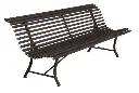 LOUISIANE Banc FERMOB 200cm -  1001