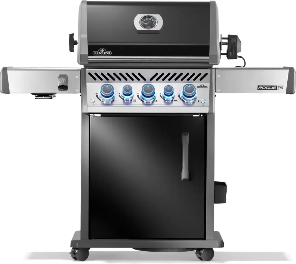 [NAPOLEON-RPS425RSIBPK-2-NL-R] Barbecue au gaz haut de gamme ROGUE PRO-S 425 RSIB  avec sizzle zone et brûleur arrière infrarouge - NAPOLEON GRILL
