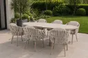 Ensemble de jardin DENIA - EVA en aluminium couleur "latté"  Taste by 4 seasons outdoor  