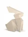 Lapin de terrasse ORIGAMI - KOUSAGI de Vondom - Petit format H.60 cm - Couleur: Ecru