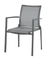Chaise de Jardin Melbourne Anthracite en Aluminium & Textilène – Design Élégant de 4 seasons outdoor