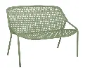 Salon de jardin Fermob Croisette – aluminium et tressage – design extérieur haut de gamme