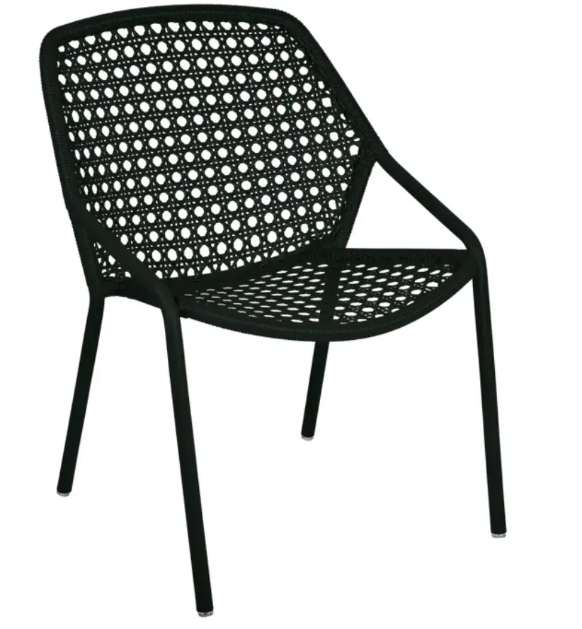 Salon de jardin Fermob Croisette – aluminium et tressage – design extérieur haut de gamme