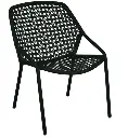 Salon de jardin Fermob Croisette – aluminium et tressage – design extérieur haut de gamme