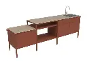 GOOSTO la généreuse - Cuisine extérieur de Fermob