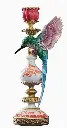 Chandelier Colibri décoratif en résine – Objet déco design et original - 13 x 14 x 32 cm