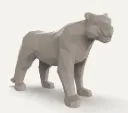 Léopard  ORIGAMI - Hyou de Vondom - - Couleur: taupe