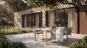 Chaise de jardin WAVE avec coussins- Couleur: Lin de taste by 4 seasons outdoor