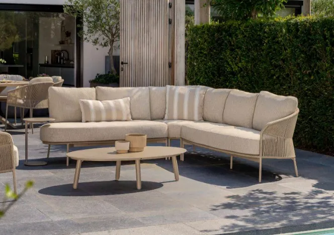 Salon de jardin modulable Florence latté – Taste by 4 Seasons