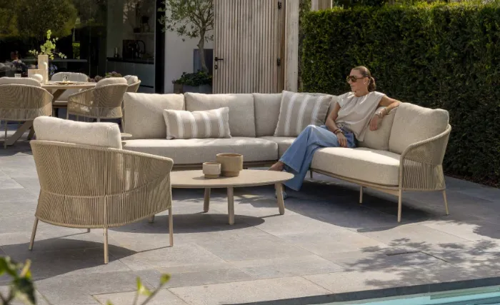 [4SO-FLORENCE LATTE] Salon de jardin modulable Florence latté – Taste by 4 Seasons