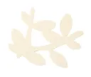Dessous de verre ELIA de fermob - lot de 4 -  couleur beige latté